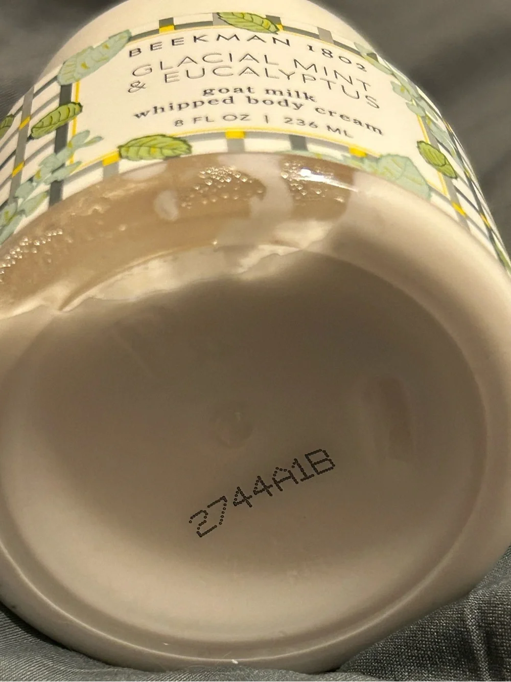 Beekman 1802 Glacial Mint & Eucalyptus Goat Milk Whipped Body Cream